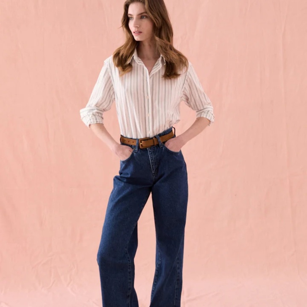 Beaufort & Blake Camberley Denim Blue Wide Leg Jeans